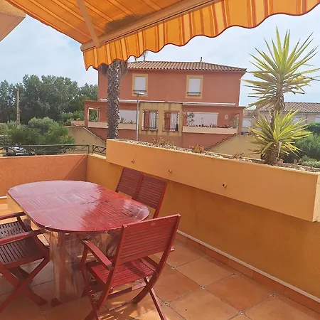 : Duplex 2 Ch Avec Piscine, Clim, Terrasse - Fr-1-781-115 Valras-Plage